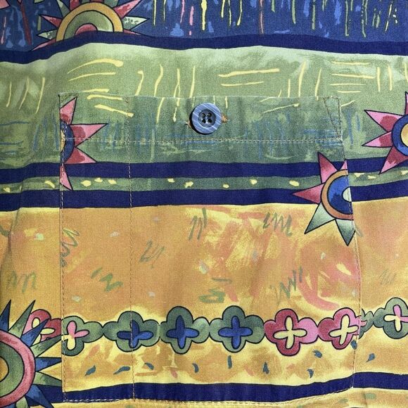 Vintage‎ Mens Hawaiian Shirts (LOT OF 2) The Territory Ahead Size Large Colorful - Picture 7 of 16